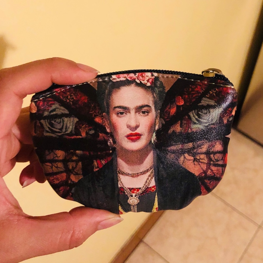 Frida Khalo Small Leather Purse